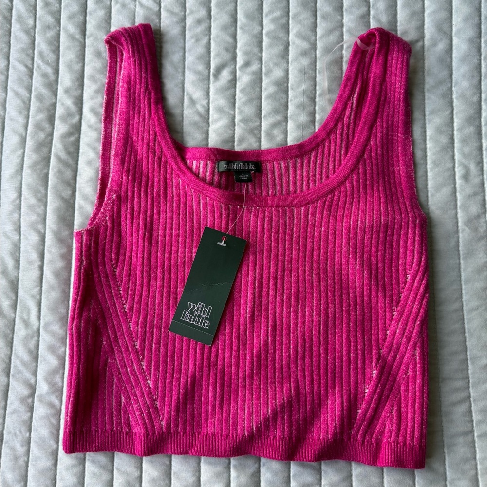 NWT Wild Fable Sweater Tank size small